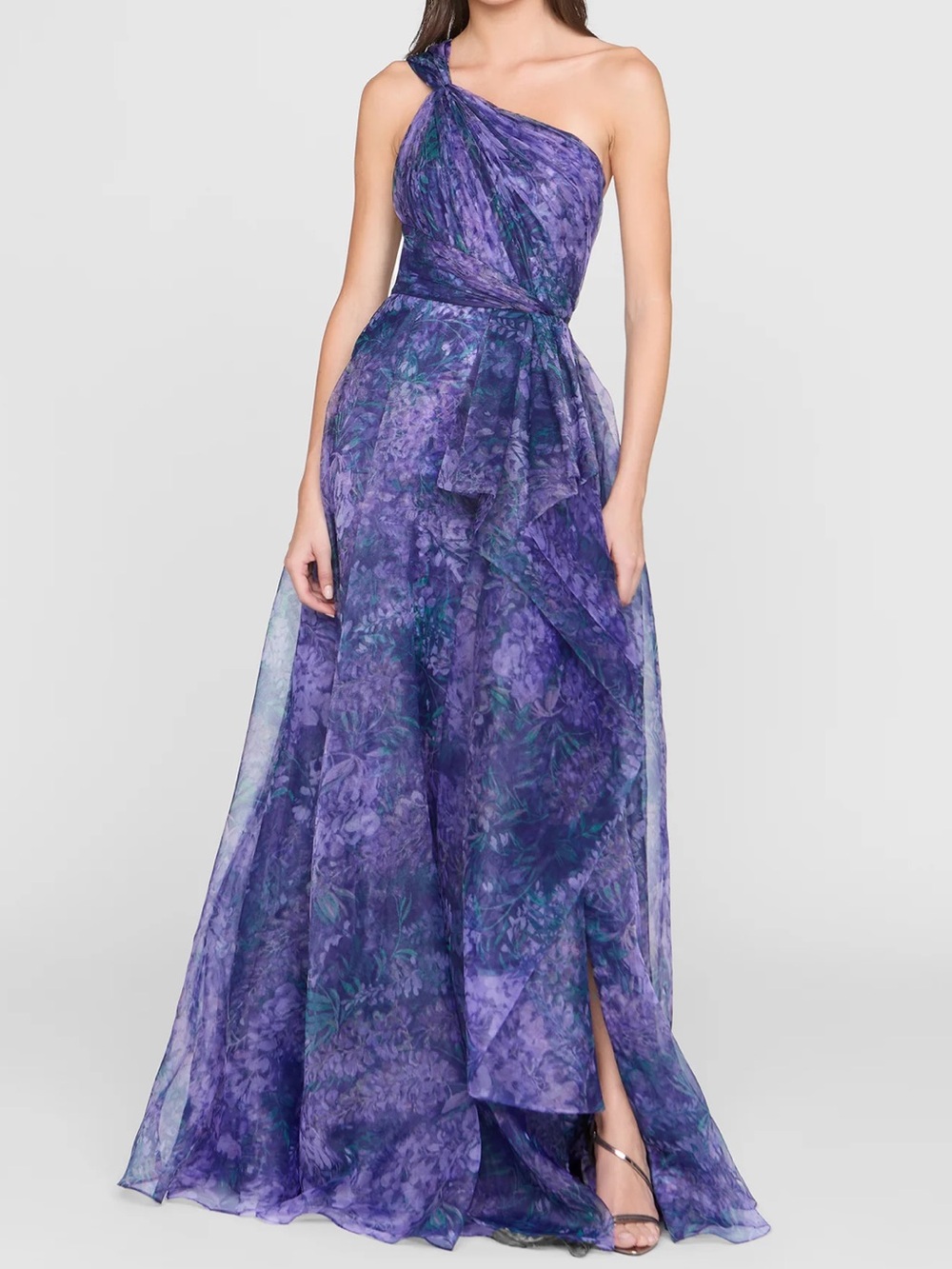 Theia Orania One Shoulder Gown NWT 10